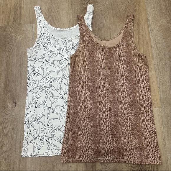 A New Day Women's Tank Top Bundle - White and Brown size L - Picture 1 of 8